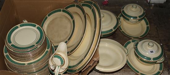 Ribstone Ware Dinner service.   Made by Booths Ltd    Pattern no. 5300
